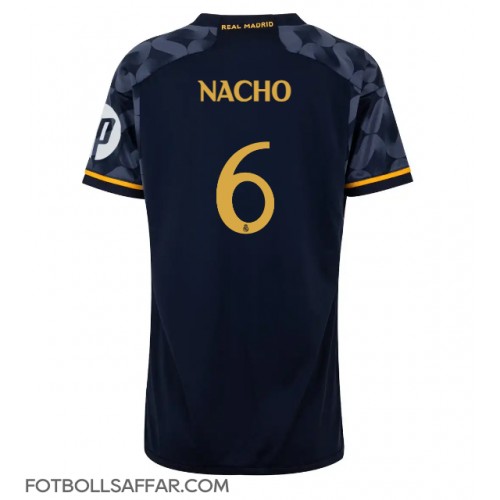 Real Madrid Nacho Fernandez #6 Bortatröja Dam 2023-24 Kortärmad